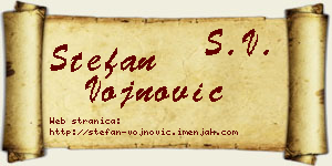 Stefan Vojnović vizit kartica